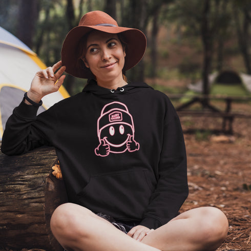 Introducing the ultimate companion for your outdoor adventures – the Happy Camper Hoodie! Designed with the enthusiastic explorer in mind, this hoodie is not just a piece of clothing; it's a declaration of joy and positivity in the great outdoors.